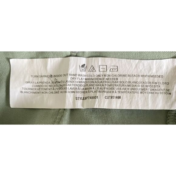 YMI Women’s Forever Color Skinny Ankle Pants Jade Size XL (Fit 31x29) - Picture 13 of 13